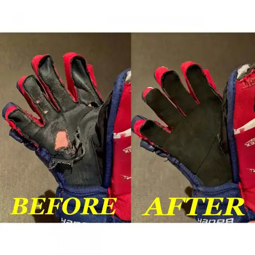 New Palmskinz Hockey Glove Repair - Black (PALMSKINZ)