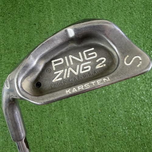 Ping Zing 2 Sand Wedge S Black Dot JZ Steel Left Handed