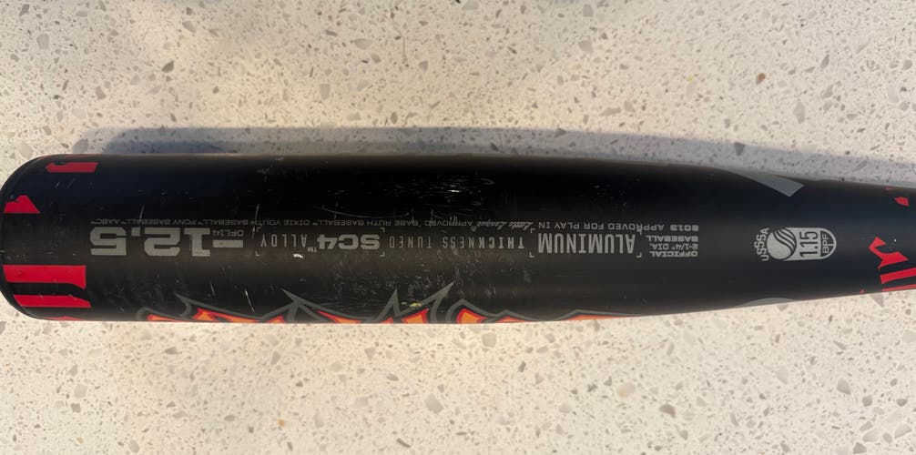 DeMarini Defiance Alloy USSSA Certified Bat (-12.5) 16.5 oz 29" (Used)