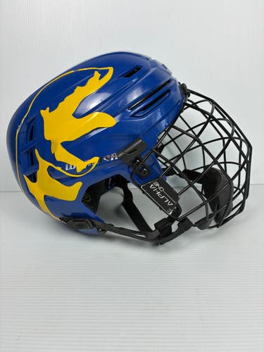 Used Medium Warrior Alpha One Pro Stock Helmet - Blue