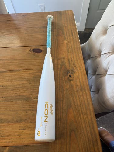 2024 Rawlings Icon Composite USSSA Certified Bat (-10) 18 oz 28" (Used)