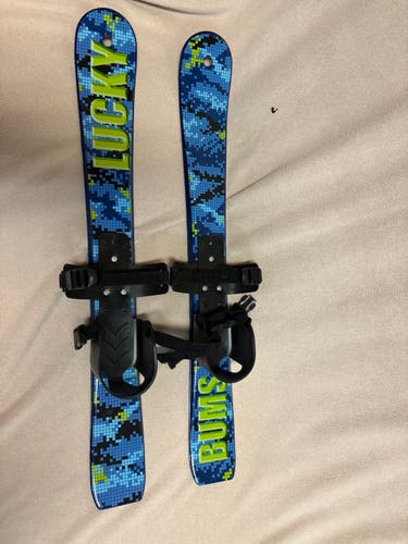 Kid's 70 cm Lucky Bums Skis With Bindings (Used)