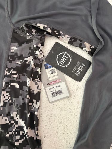 Miami Hurricanes "Support Our Troops" Gray Camo Men's XXL Sweatshirt (New)