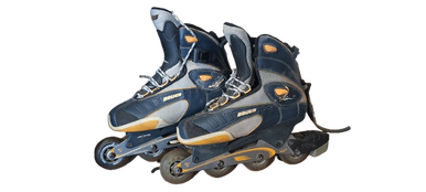 Used Bauer Spiral Strap Senior Rec Fitness Skates Navy Blue Senior 10 11698-s000214035