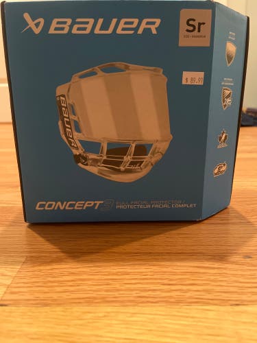 Large Bauer Concept 3 Full Shield Shield (New)