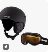 New Sinner Helmet & Goggle 11698-boysinnercombo