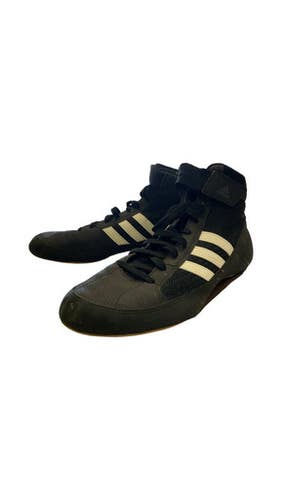 Used Adidas Wrestling Shoes Black Senior 8.5 11859-s000030179