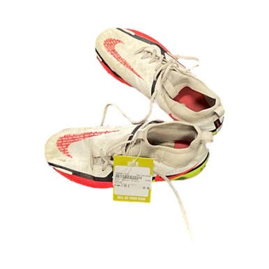 Used Nike Soccer Cleats Orange And White Junior 05.5 11859-s000013531