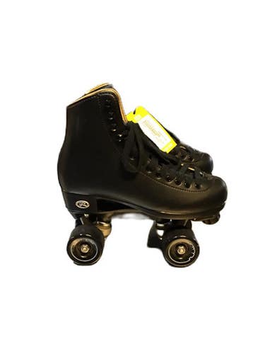 Used Riedell 111 Senior Roller Quad Skates Black Senior 6 11730-s000071874