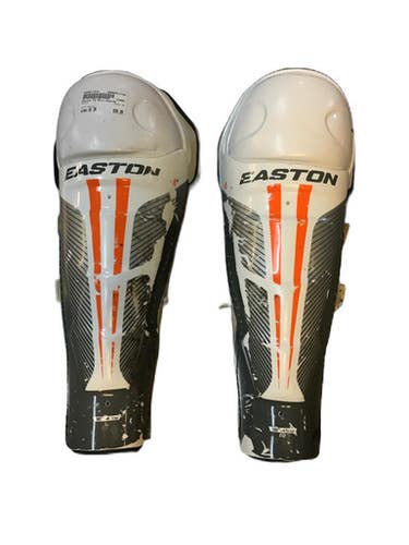 Used Easton M3 Senior Shin Guards White 16" 11730-s000071915