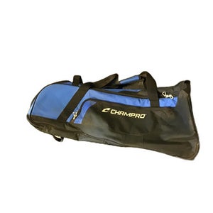 Used Champro Boss Bb Sb Player Wheeled Bag Royal Blue 11730-s000071929