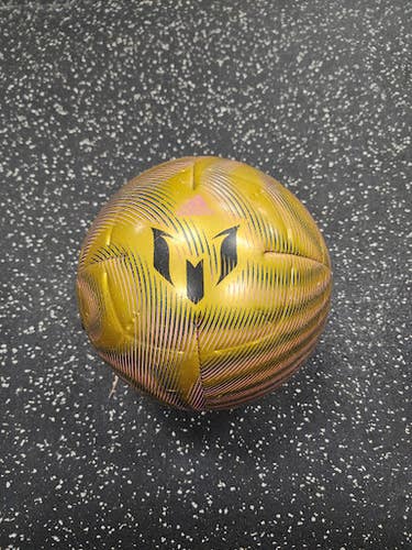 Used Adidas Messi Ball All Size Soccer Ball Brown 5 11849-s000040761