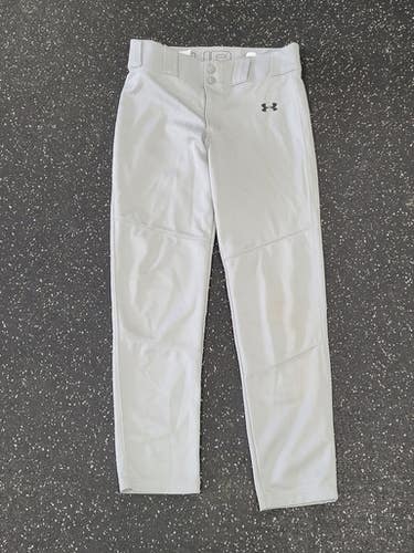 Used Under Armour Baseball Pants Bb Sb Pant Boys Grey Xl 11849-s000040730