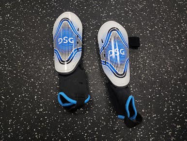 Used Dsg Soccer Shin Guards Junior White Lg 11849-s000040702