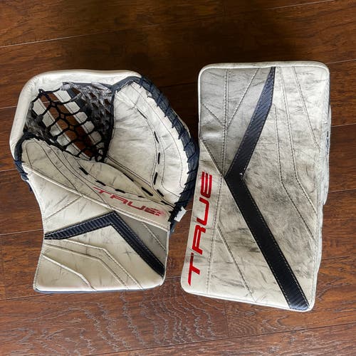Canadian Made Pro Stock True PX5 Goalie Glove & Blocker Set