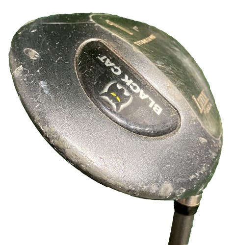Lynx Golf Black Cat Driver 9* Men's RH Unifiber Stiff Graphite 45" Good Grip