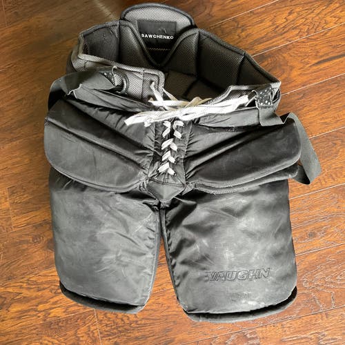 Pro Stock Vaughn NHL Spec Goalie Pants - all black - large