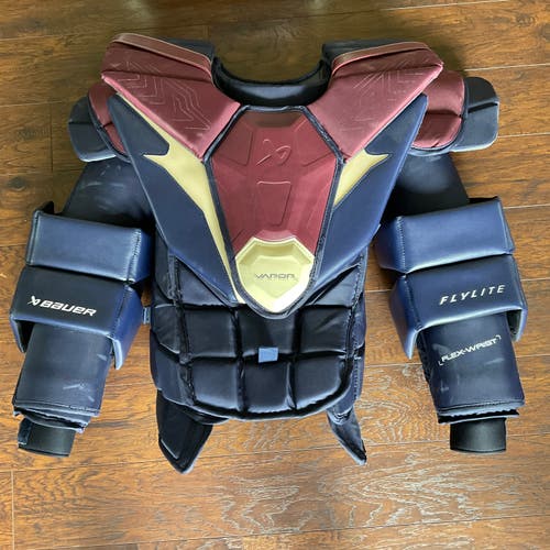 Large Bauer Vapor Flylite Goalie Chest Protector Pro Stock (Used)