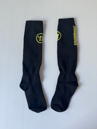 New Adult Large Warrior Skating Socks - Black