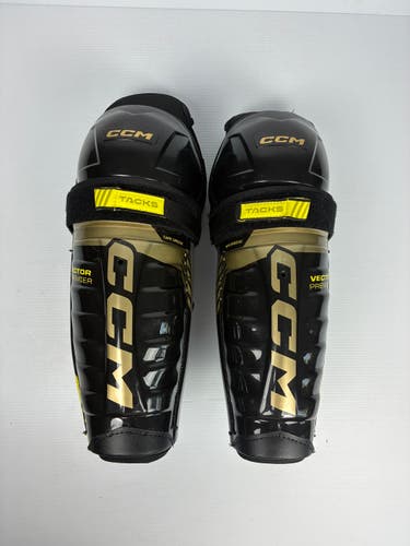 New 12" Junior CCM Tacks Vector Premier Hockey Shin Pads