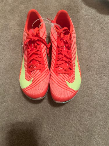 Red Men's Size M 7.5 (W 8.5) Nike Air Zoom Maxfly Shoes (New)