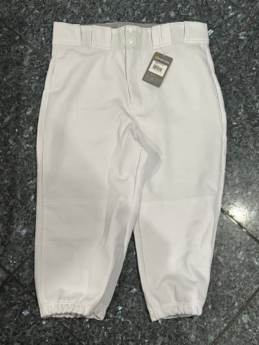 White Men's Large Adult Easton Game Pants (New)