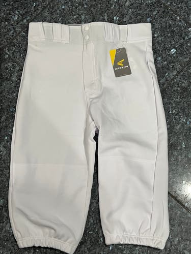 White Men's Medium Adult Easton Game Pants (New)