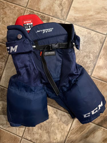 Junior Medium CCM JetSpeed FT485 Hockey Pants (Used)