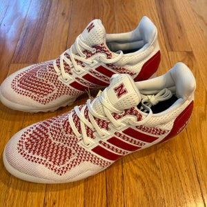 Adidas Nebraska Cornhuskers Ultraboost Men’s 9.5 Football Cleats New Rare!!!