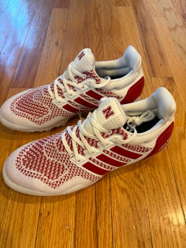 Adidas Nebraska Cornhuskers Ultraboost Men’s 9.5 Football Cleats New Rare!!!
