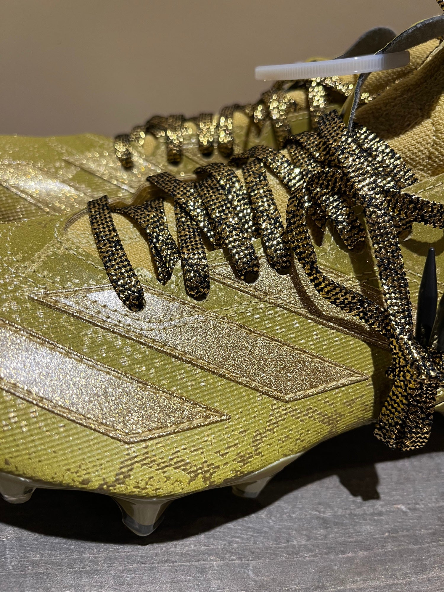 NWOB Adidas x Disney Jafar Adizero Impact Mens Gold Football Cleats Adidas Adizero Impact Disney Jafar Cobra Gold Football  main image 3