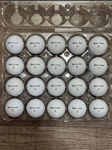 20 TaylorMade SpeedSoft Golf Balls - 5A/4A Condition