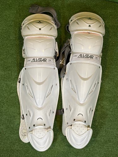 All Star Paige Halstead LGW-PHX-LGE Fastpitch Catcher's Leg Guards (New)