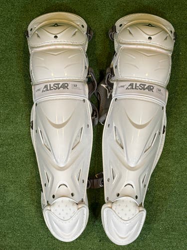 All Star Paige Halstead LGW-PHX-MED Fastpitch Catcher's Leg Guards (New)