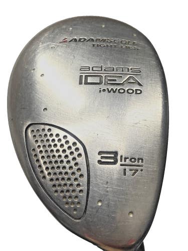 Adams Tight Lies Idea iWood 3 Iron Hybrid 17* RH Regular Graphite 40" New Grip