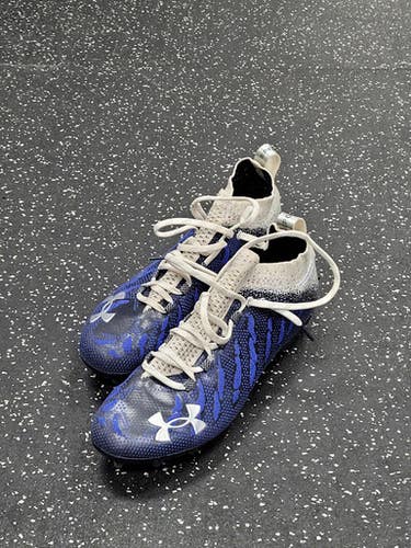Used Under Armour Spotlight Lux Mc Adult Fb Cleats Navy Blue Senior 10.5 11849-s000040686