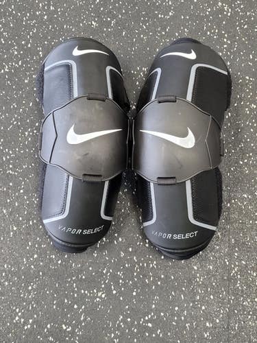 Used Nike Vapor Select Lacrosse Arm Pads Guards Black Md 11849-s000040714