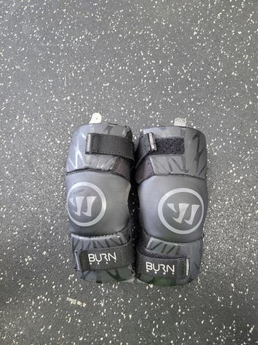 Used Warrior Burn Next Lacrosse Arm Pads Guards Black Ymd 11849-s000038727