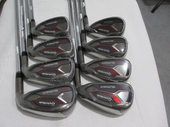 TaylorMade Aeroburner Iron Set - 5-PW, AW, SW - Regular Flex Steel - NEW
