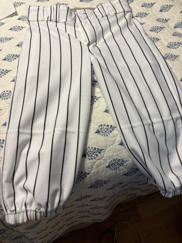 White Unisex Large Youth Champro Game Pants (Used)