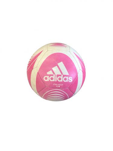 Used Adidas Starlancer All Size Soccer Ball Pink And White 3 11760-s000092084