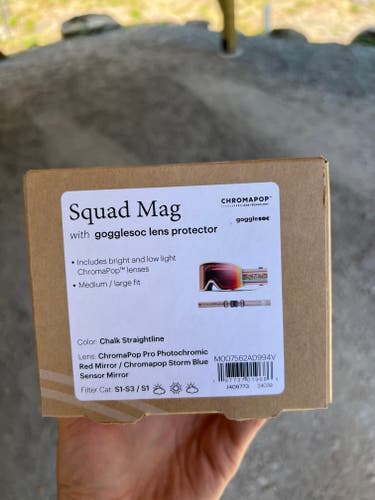 Unisex Smith Squad MAG Ski Goggles Large (New)