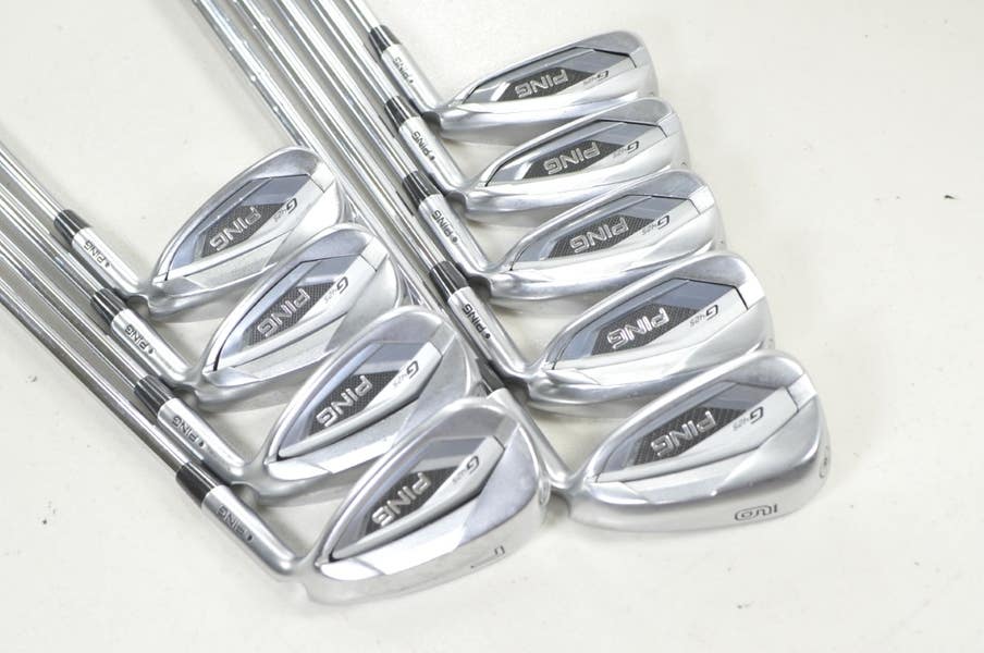 Ping G425 5-W,UW,SW,LW Iron Set Stiff Flex Black Dot Right Steel 