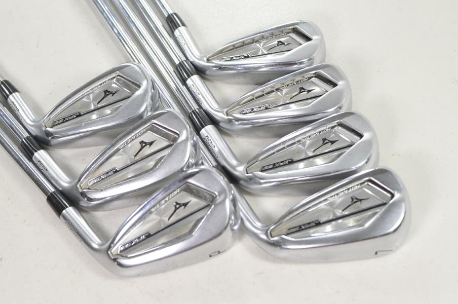 Mizuno JPX 921 Hot Metal 4-PW Iron Set Stiff Flex KBS $-Taper 120