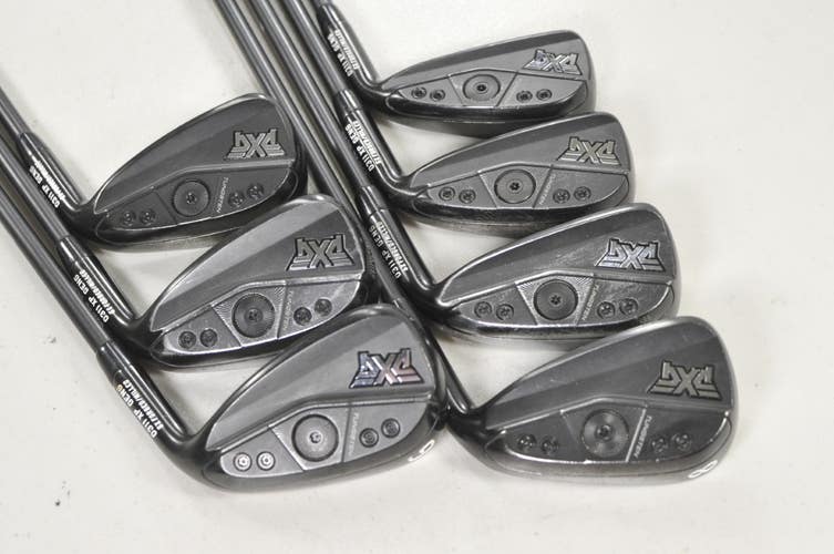 PXG Gen6 0311 XP Double Black 5-W,GW Iron Set Regular Flex MMT Graphite # 210128