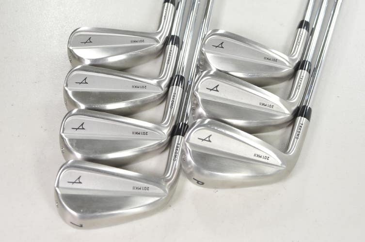 LEFT HANDED Takomo Iron 201 MKII 4-PW Iron Set Regular Flex KBS Steel # 219822