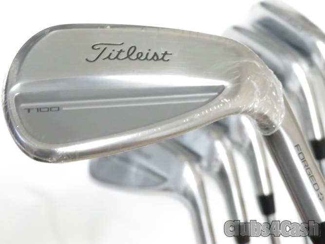 Titleist T100 4G Irons True Temper AMT Red Stiff Flex 4-P  -1/4"  .. NEW