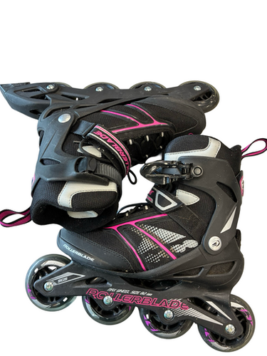Used Rollerblade Zeta Blade 7 Senior Rec Fitness Skates Black Senior 7 11682-s000133980