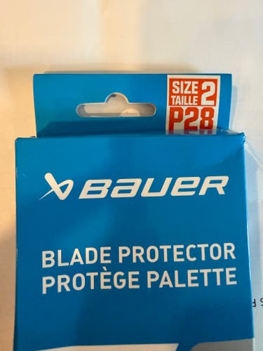 (2) Bauer (New) Blade Protector P28 - Size 2 (Junior, Youth)