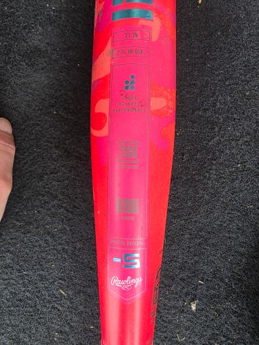 Rawlings Icon Composite USSSA Certified Bat (-5) 26 oz 31" (Used)